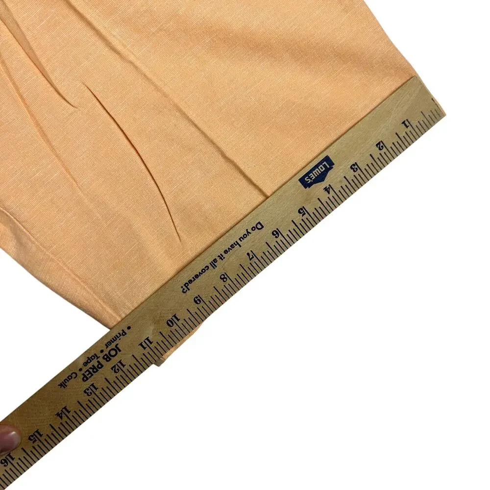 New Banana Republic Aiden Slim Men's Linen Shorts Size 36 Peach NWT, with Tags